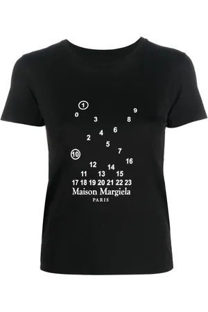 Maison Margiela Numbers-motif cotton T-shirt