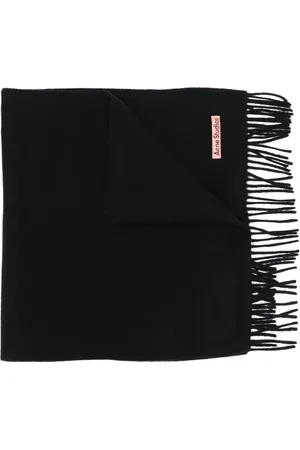 Acne Studios Fringed wool scarf