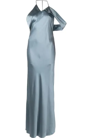 Michelle Mason Drape-detail silk gown
