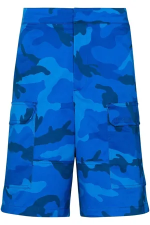 Valentino Garavani Logo Printed drop-crotch Shorts - Farfetch