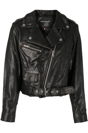 Stolen Girlfriends Club Joan cropped biker jacket