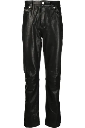 Buy Mens Black Double Zipped Gay Leather Pants Leather Pants Online in  India  Etsy