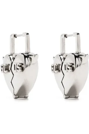 GCDS Broken-heart drop earrings