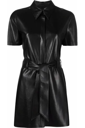 Nanushka Belted mini shirt dress