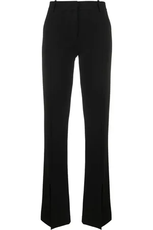 Pinko Front slit high-waist trousers