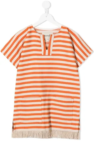 Little Bambah Striped tassel-trim dress