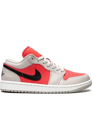 Jordan Air 1 Low "Light Iron Ore/Siren Red" sneakers