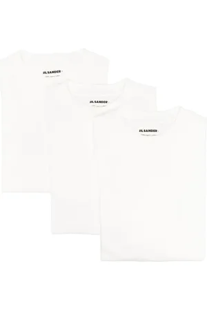 Jil Sander Logo-patch crew-neck T-shirt