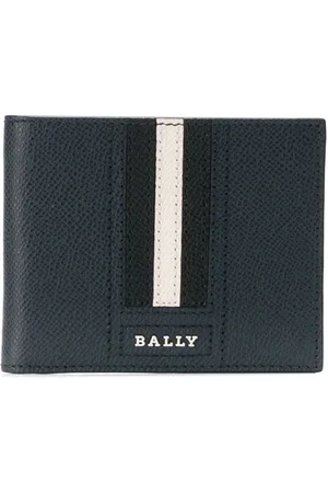 Bally Logo stripe wallet