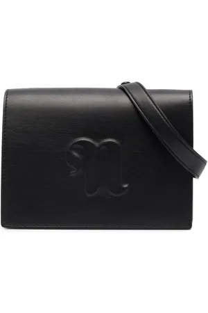 Nanushka Embossed-logo shoulder bag