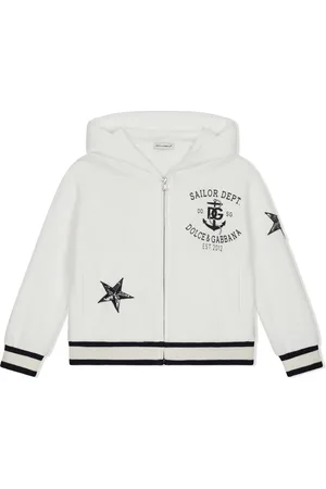 Dolce & Gabbana Star-patch zip-front hoodie