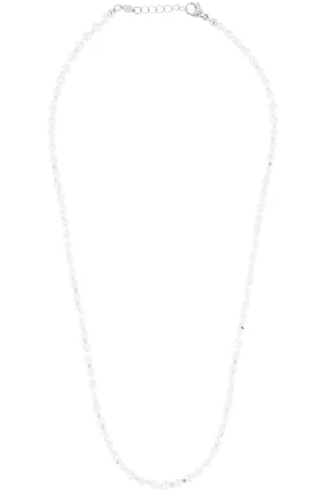 Nialaya Drape pearl detail necklace