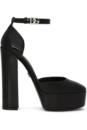 Dolce & Gabbana 145mm patent-leather platform pumps