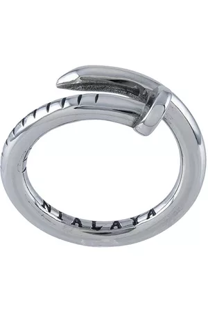 Nialaya Men Rings - Dorje engraved nail ring