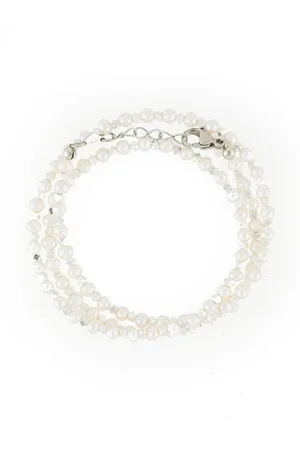 Nialaya Double-layer pearl bracelet