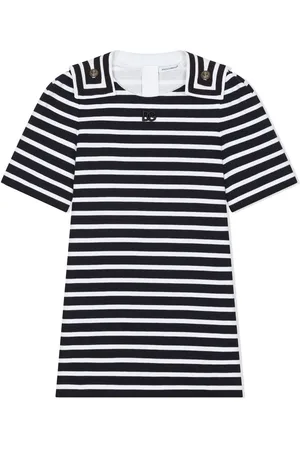 Dolce & Gabbana Star-patch striped dress