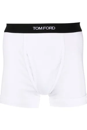 Tom Ford Logo waistband stretch-cotton boxer shorts