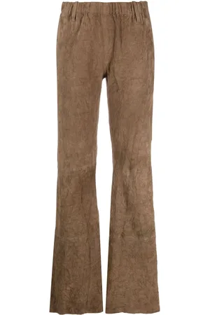 Zadig & Voltaire Flared suede trousers