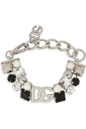 Dolce & Gabbana charm-detail Buckled Leather Bracelet - Farfetch