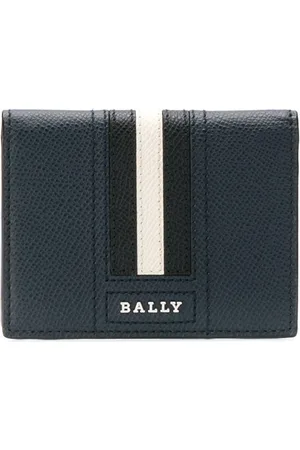 Bally Logo stripe wallet