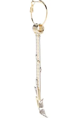 Zadig & Voltaire Crystal-embellished draped earring