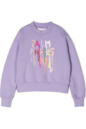 Palm Angels Logo-print cotton sweatshirt