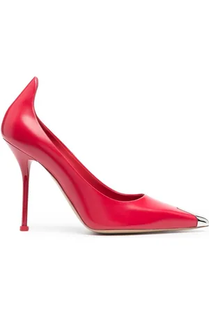 ALEXANDER MCQUEEN - Harness Punk Leather Pumps