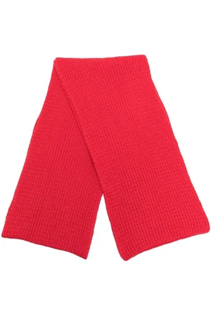 PRINGLE OF SCOTLAND Cashmere waffle-knit scarf