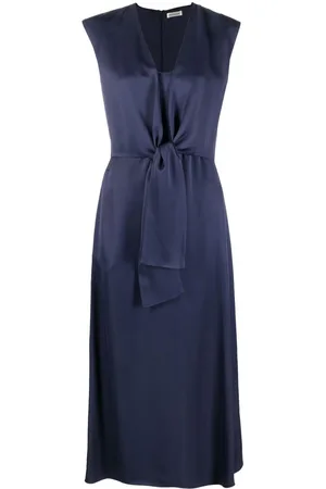 There Was One Knot-detail sleeveless midi dress