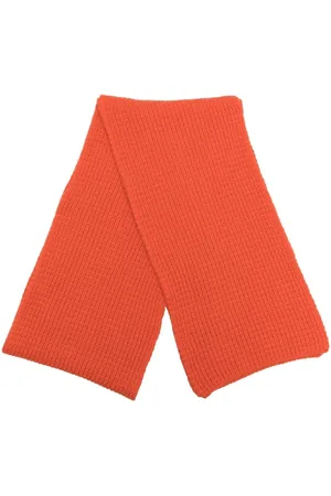 PRINGLE OF SCOTLAND Cashmere waffle-knit scarf