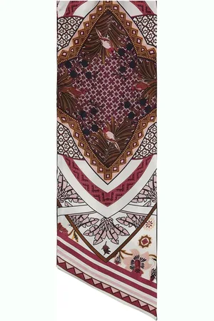 Salvatore Ferragamo Nirvana-print silk bandeau scarf
