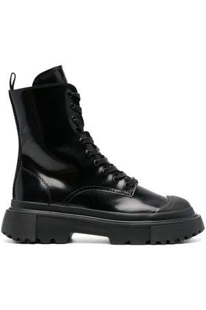 Hogan Lace-up combat boots