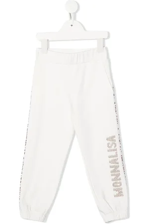 MONNALISA Leopard-print track pants