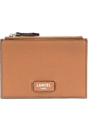LANCEL Zip leather cardholder