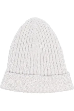 Barrie Ribbed cashmere beanie