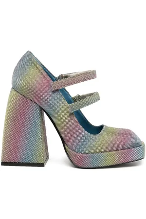 NODALETO Bulla Babies 125mm square-toe pumps