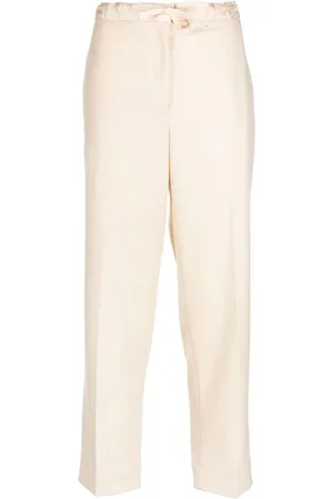 Jil Sander Drawstring cropped trousers