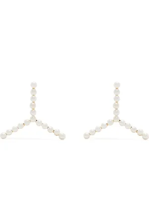 Y / PROJECT Brass pearl earring