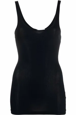 James Perse Scoop neck vest top