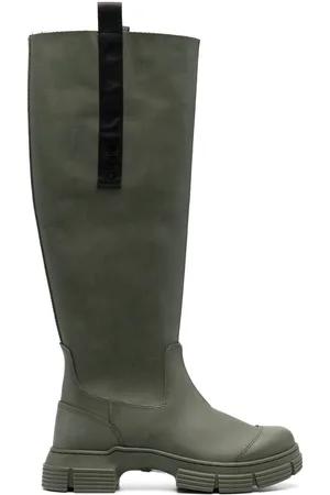Ganni Recycled-rubber Country boots