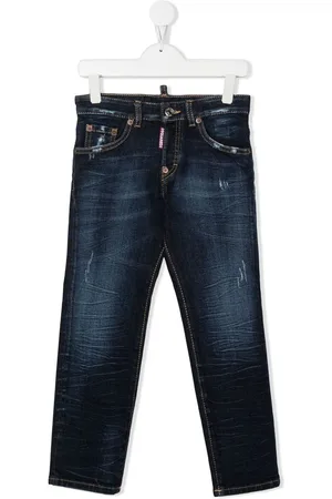 Dsquared2 Straight-leg faded jeans