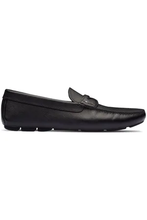 Prada Leather slip-on loafers