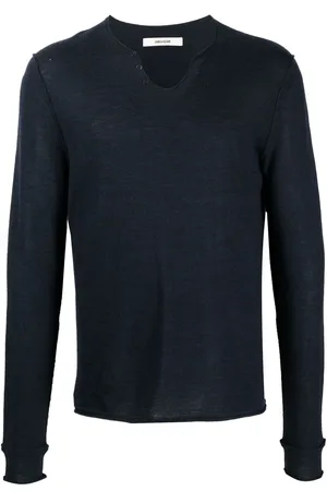 Zadig & Voltaire Skull-print wool jumper