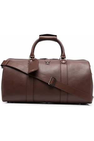 Aspinal Of London Leather Boston Holdall