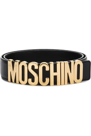 Moschino Logo-plaque belt