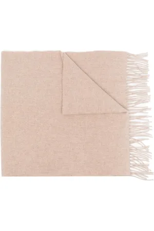 Totême Fine-knit fringe-edge scarf