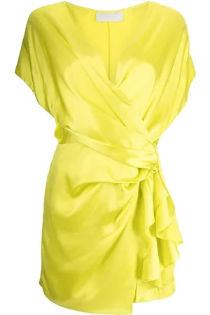 Michelle Mason Draped-detail mini dress