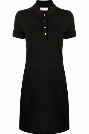 Lacoste Logo-patch detail polo dress