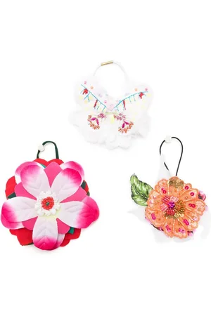 AMIR SLAMA Floral-appliqu?? hair tie
