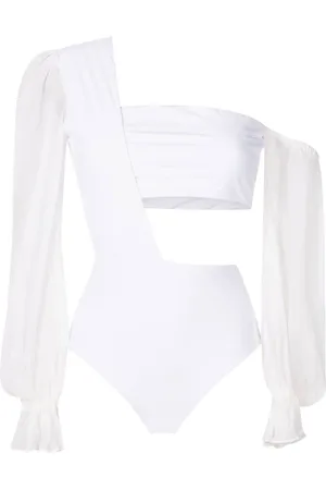 AMIR SLAMA One-shoulder bodysuit